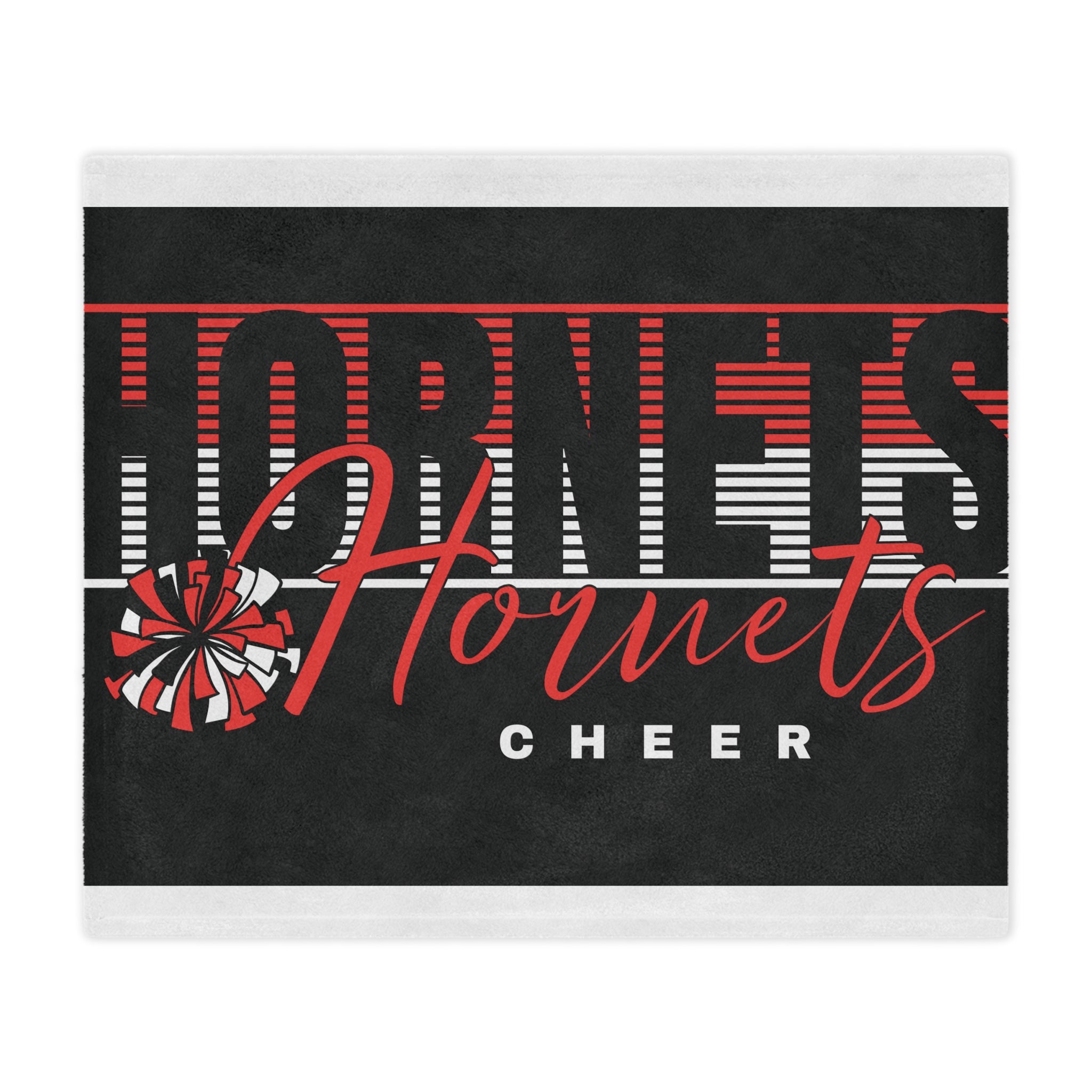 Hornets Cheer Minky Blanket — Soft Team Throw