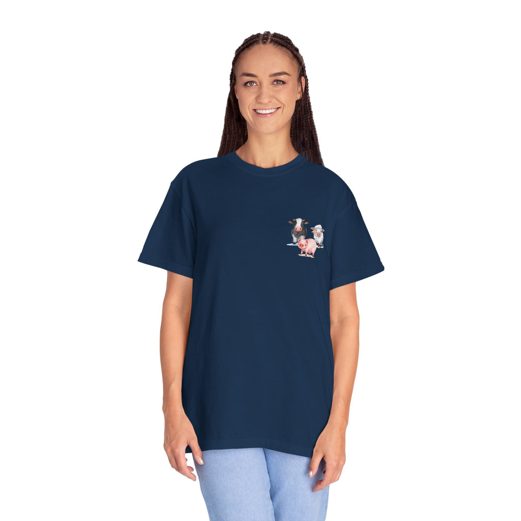 Stock Show Season T-Shirt — Farm Animal Circle Graphic