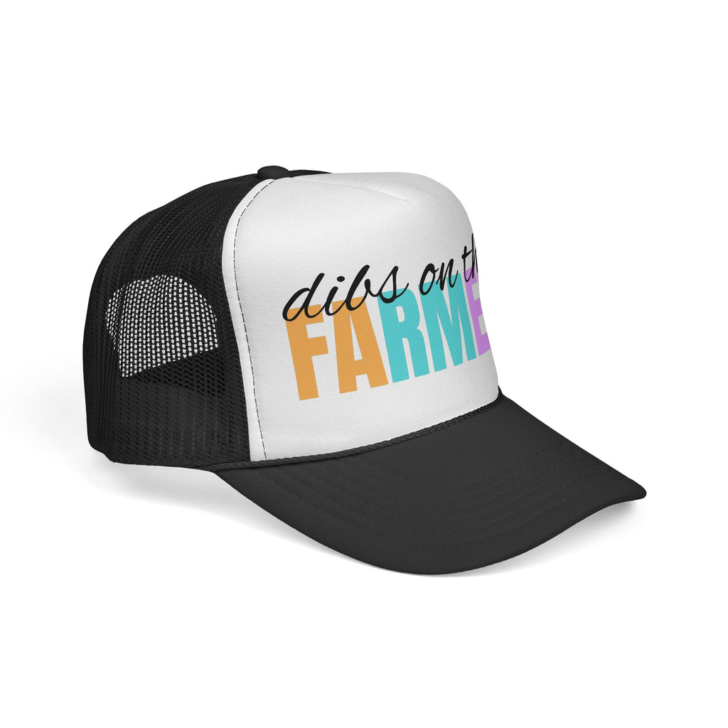 Dibs on the Farmer Trucker Hat — Colorful Country Farm Mesh Cap