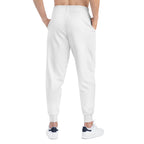 Athletic Joggers — Hornets Logo Side Print - White