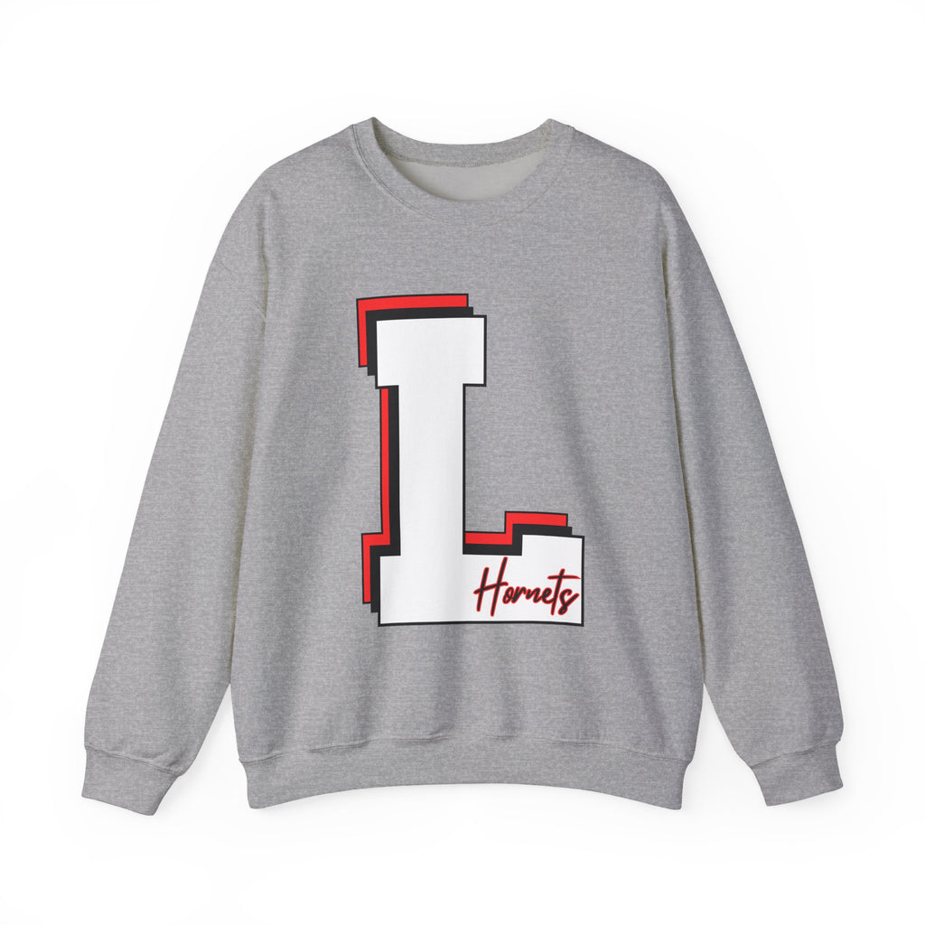 Game Day Crewneck Sweatshirt - L Monogram Hornet Logo