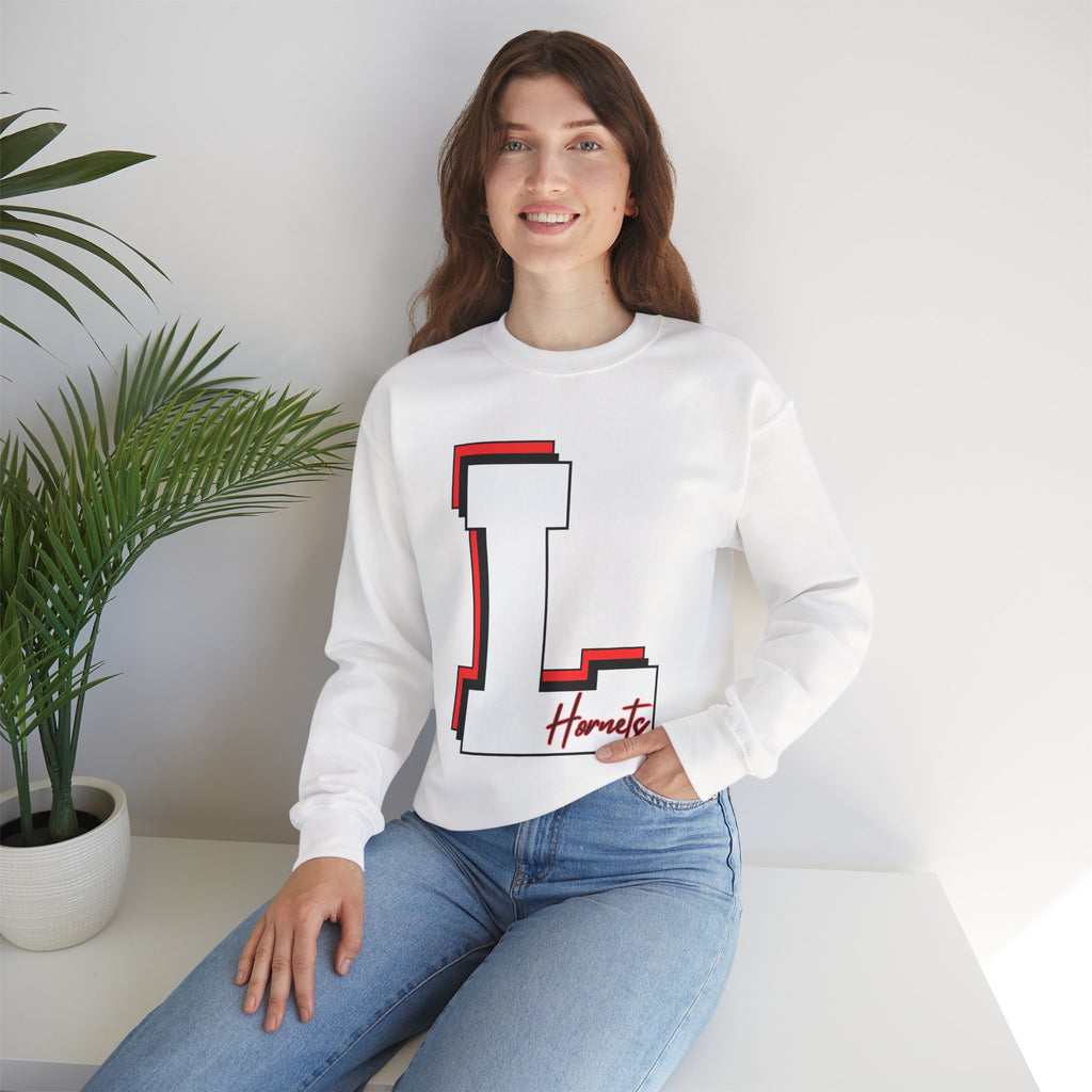 Game Day Crewneck Sweatshirt - L Monogram Hornet Logo