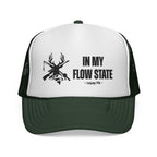 Trucker Cap — “In My Flow State” Hunting Deer Skull Mesh Hat