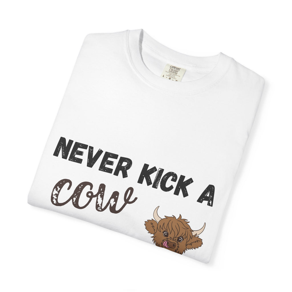 Cow Chip on a Hot Day - Cute Cow Humor Tee