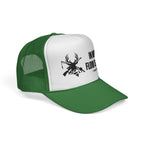 Trucker Cap — “In My Flow State” Hunting Deer Skull Mesh Hat