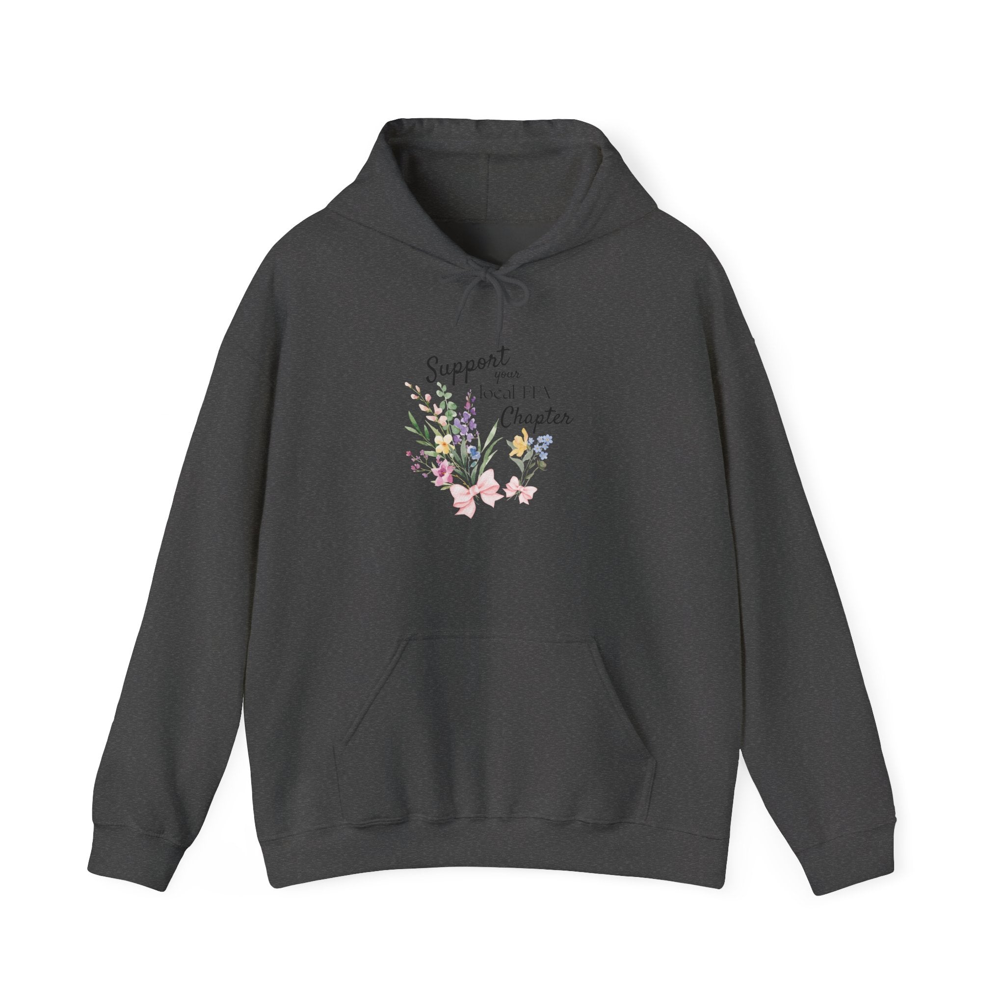 Support Local FFA Chapter Hoodie — Floral Inspirational Sweatshirt