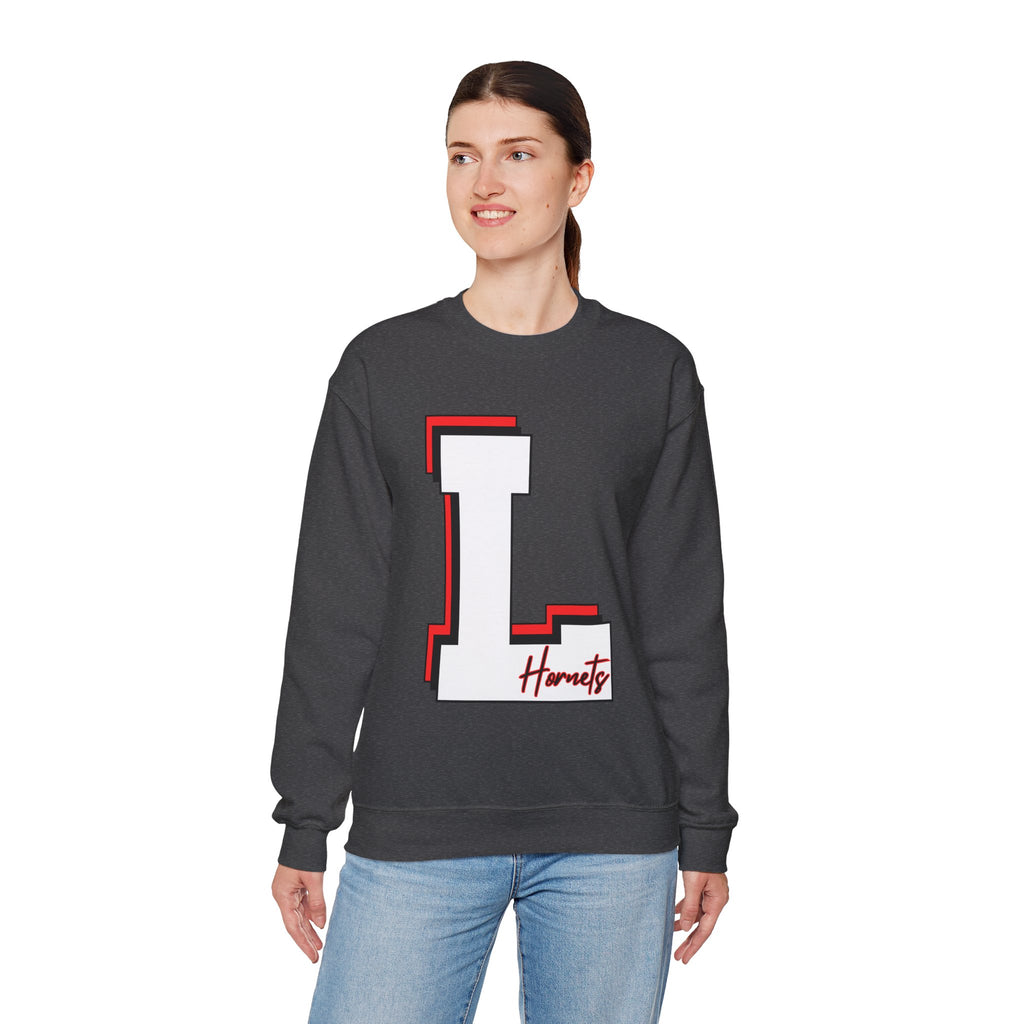Game Day Crewneck Sweatshirt - L Monogram Hornet Logo