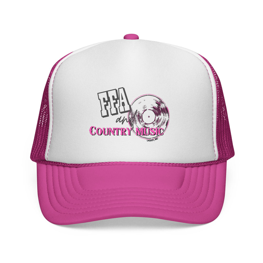 Country Music Trucker Hat – Vintage Vinyl Design
