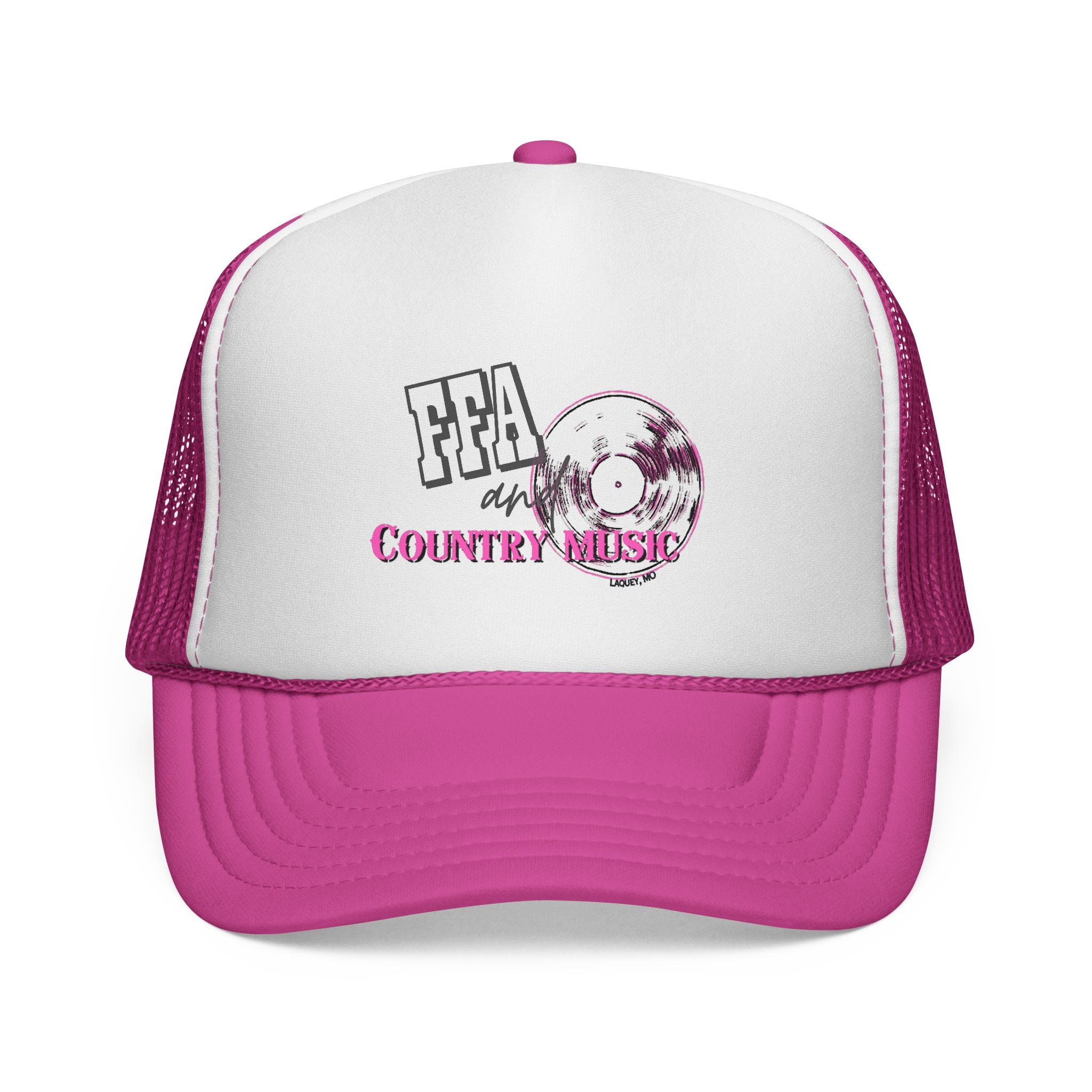 Country Music Trucker Hat – Vintage Vinyl Design