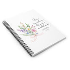 Floral Scripture Spiral Notebook — “For Such a Time as This” (Esther 4:14)