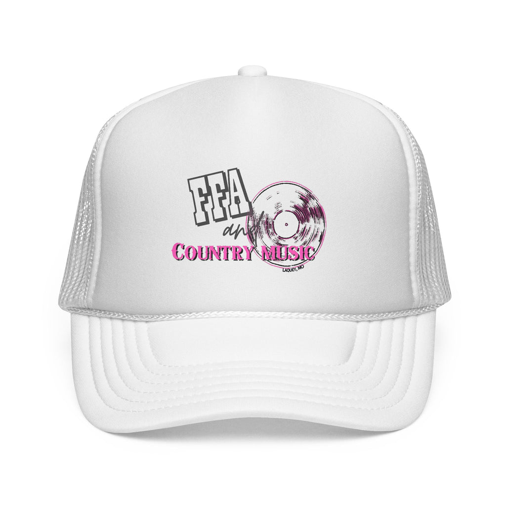 Country Music Trucker Hat – Vintage Vinyl Design