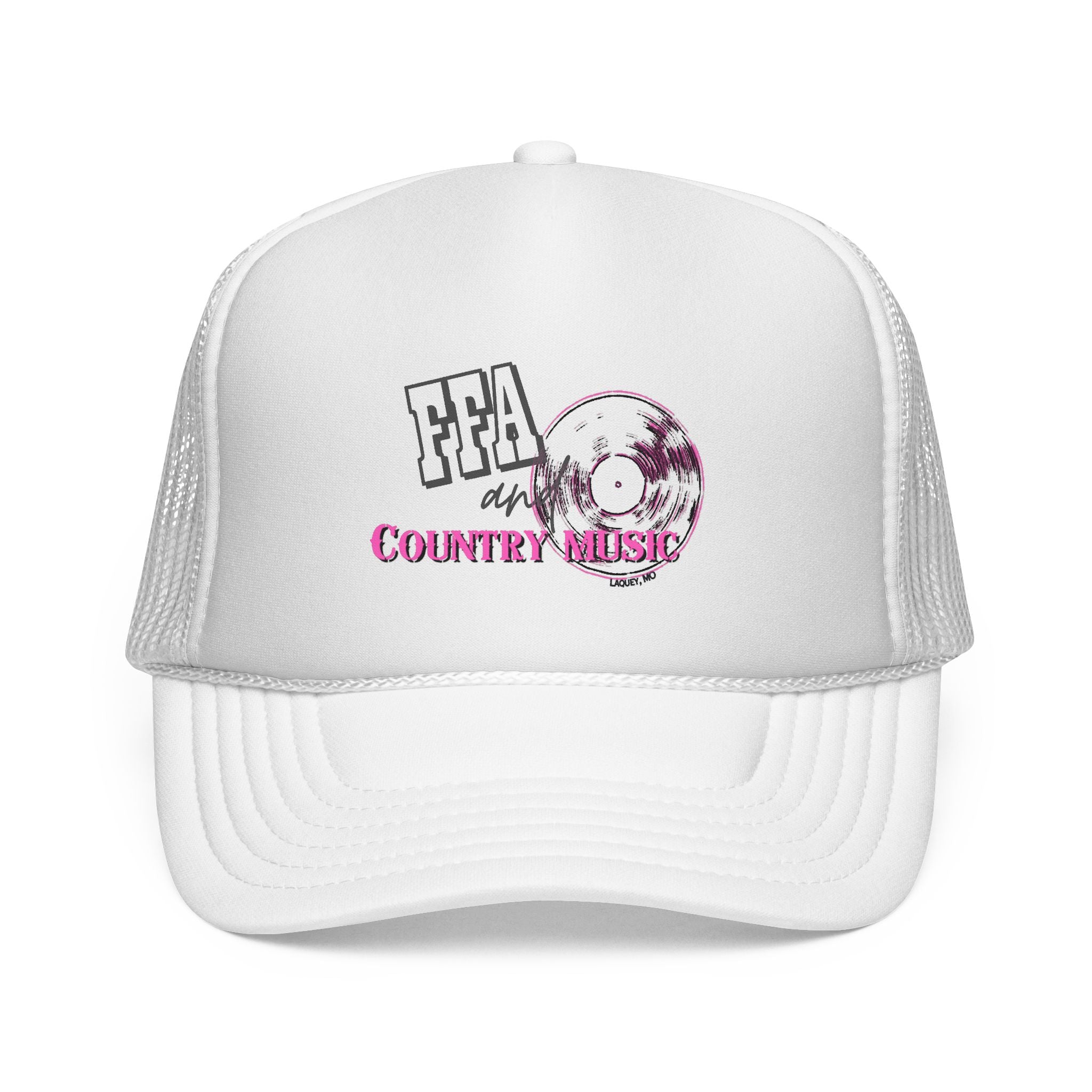 Country Music Trucker Hat – Vintage Vinyl Design