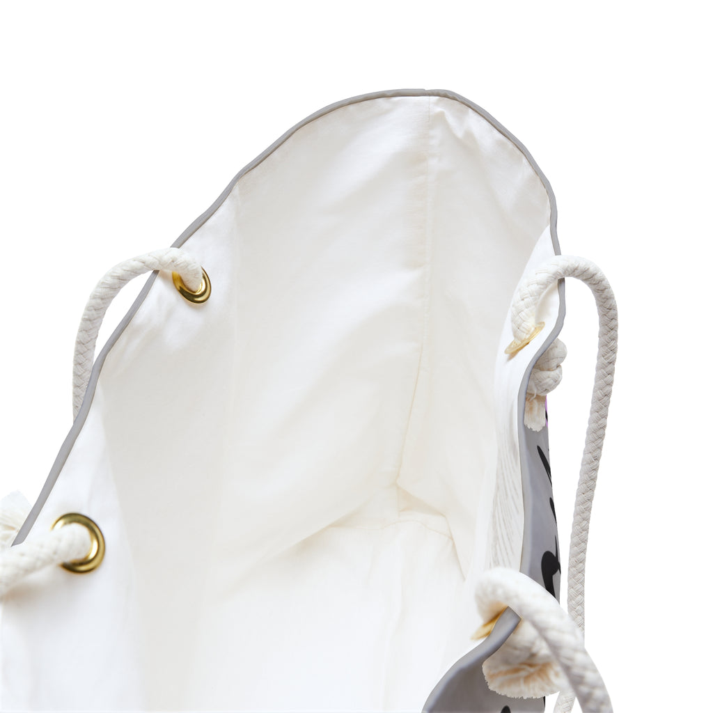 Weekender Bag — "Dibs on the Farmer" Colorblock Travel Tote