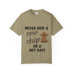 Cow Chip on a Hot Day - Cute Cow Humor Tee