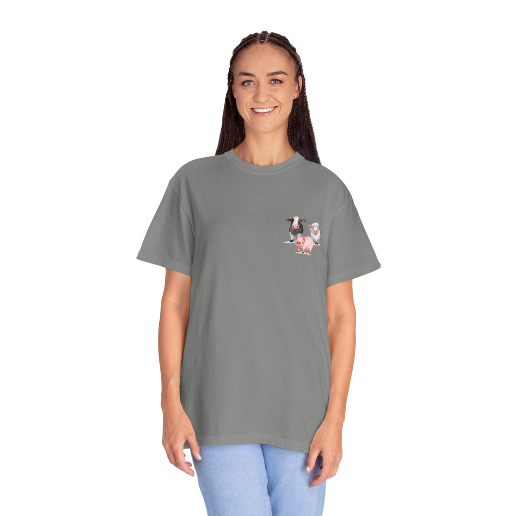 Stock Show Season T-Shirt — Farm Animal Circle Graphic