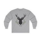 Deer Silhouette Long Sleeve Tee — Rustic FFA Emblem Shirt