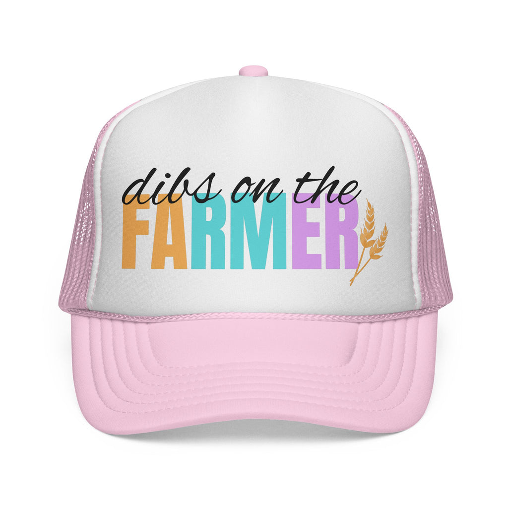 Dibs on the Farmer Trucker Hat — Colorful Country Farm Mesh Cap