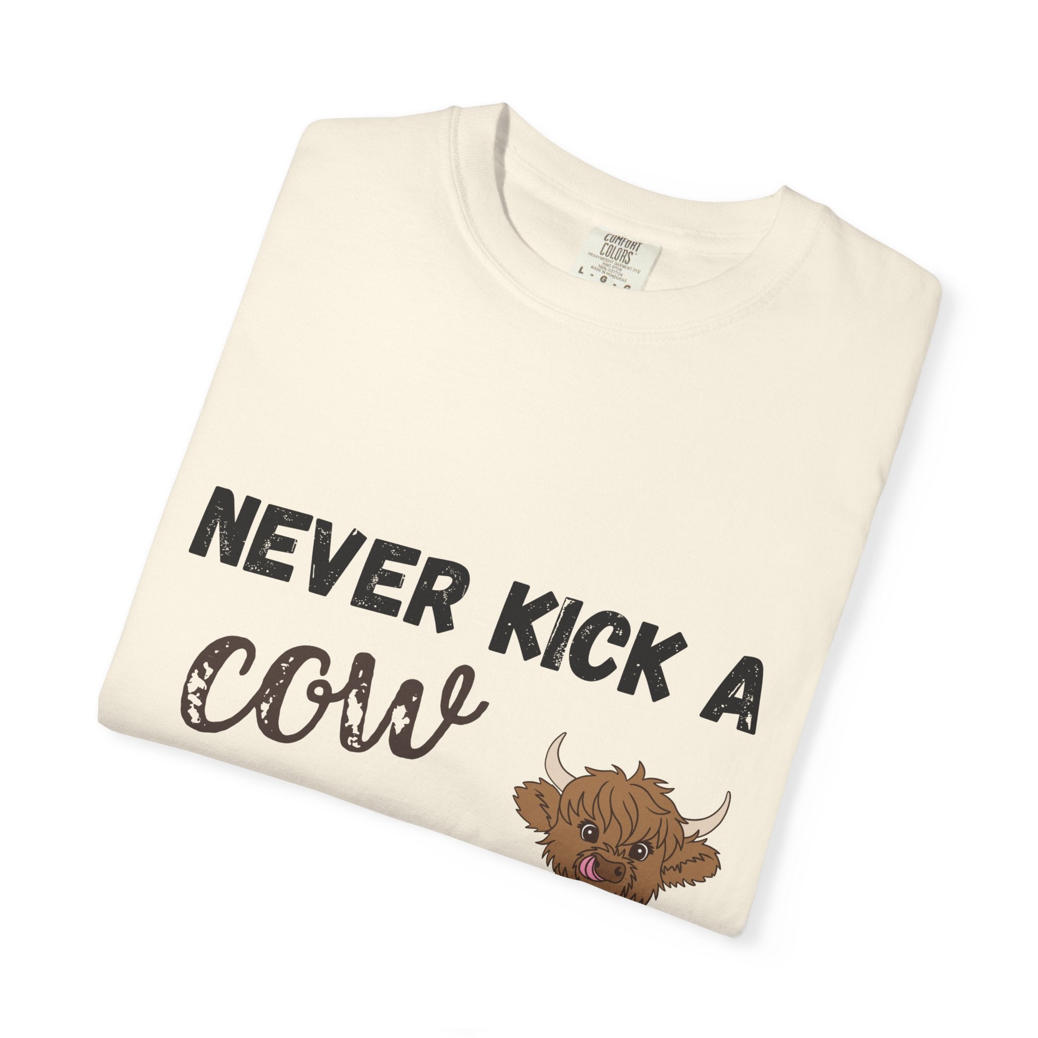 Cow Chip on a Hot Day - Cute Cow Humor Tee