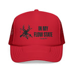 Trucker Cap — “In My Flow State” Hunting Deer Skull Mesh Hat