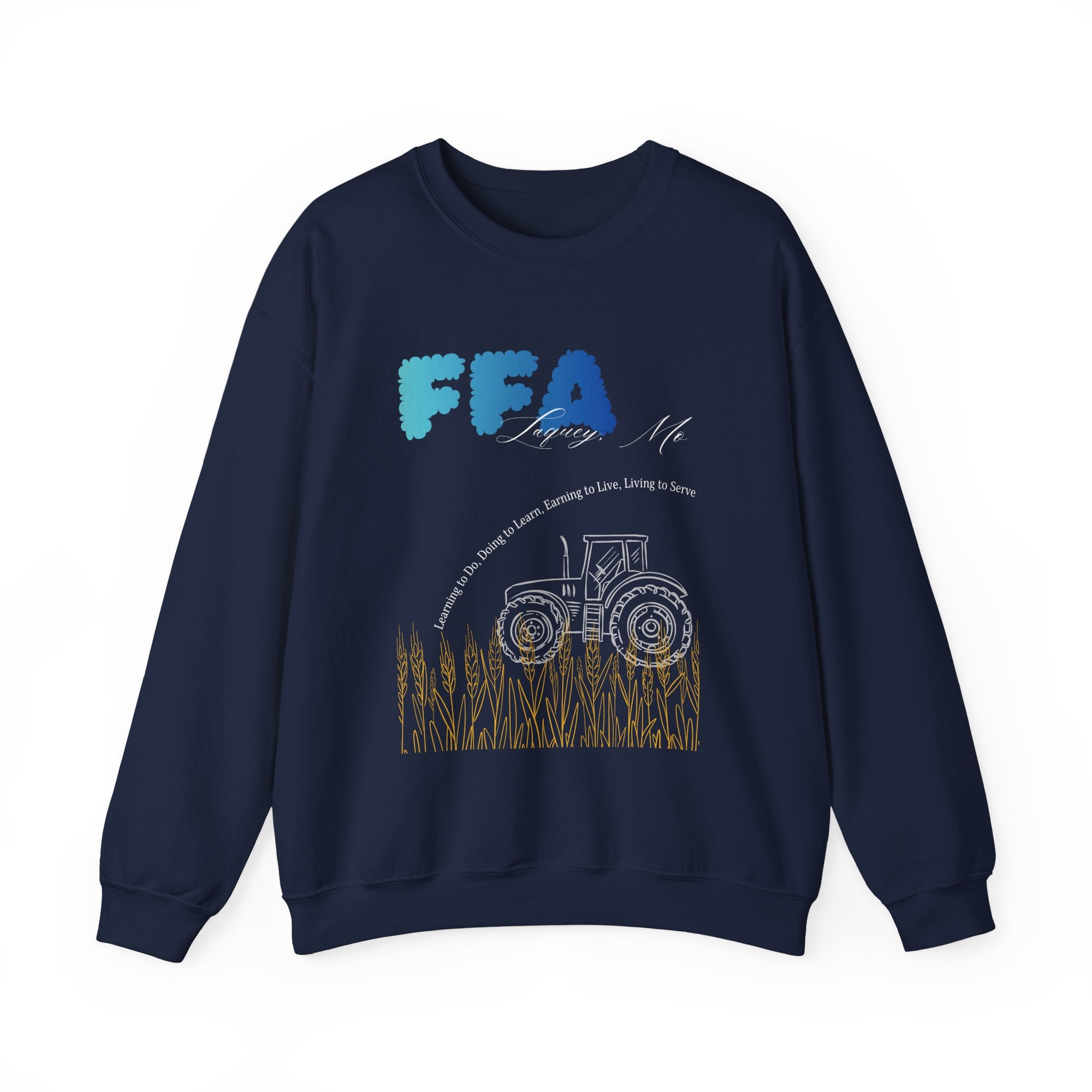 FFA Tractor Crewneck Sweatshirt – Farm Life Graphic Pullover