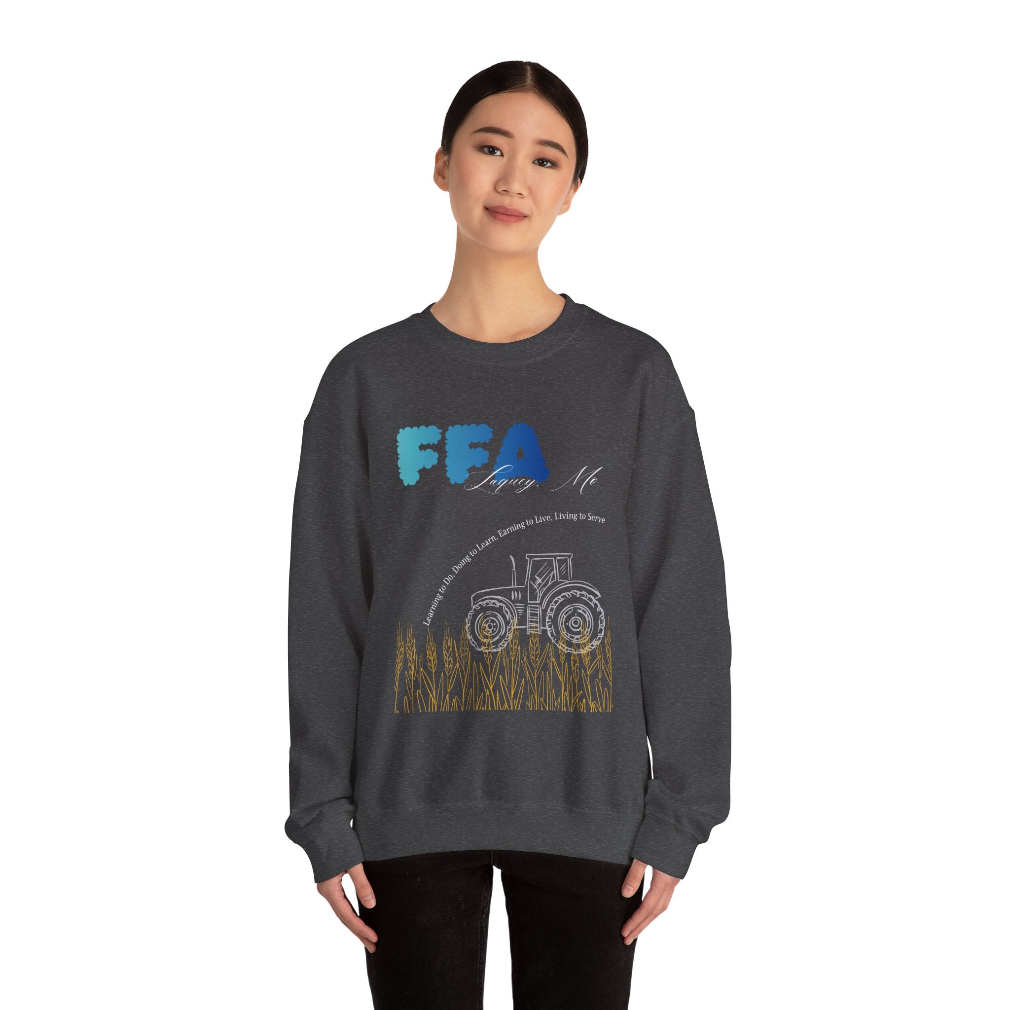 FFA Tractor Crewneck Sweatshirt – Farm Life Graphic Pullover